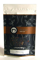 Mahamosa Flavored Black Tea Blend Loose Leaf (Looseleaf)- Raspberry Cream 4 oz