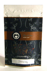 Mahamosa Flavored Black Tea Blend Loose Leaf (Looseleaf)- Raspberry Cream 4 oz
