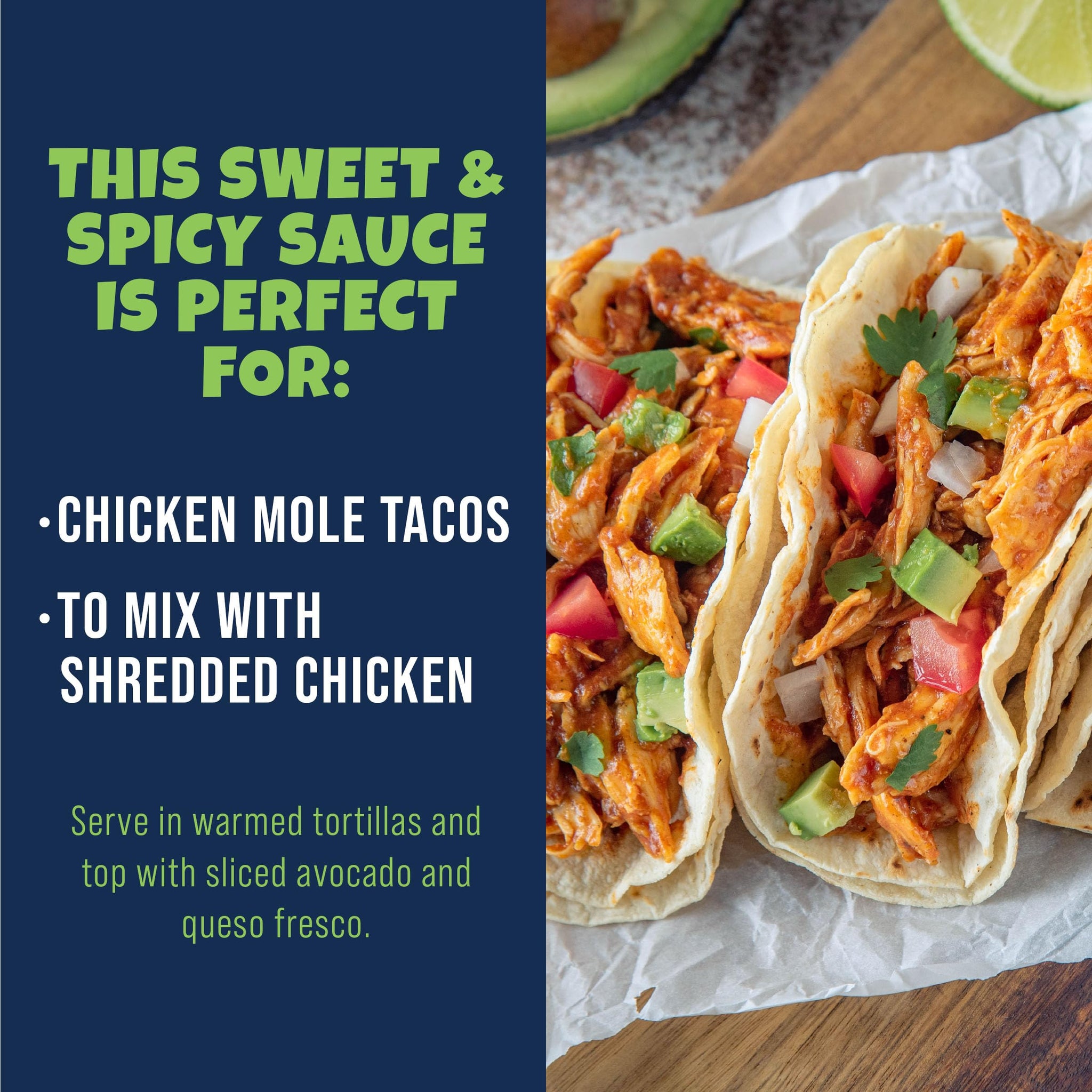 Ortega Sweet & Spicy Mole Taco Sauce, Sweet and Spicy Sauce and Marinade, 8 Ounce