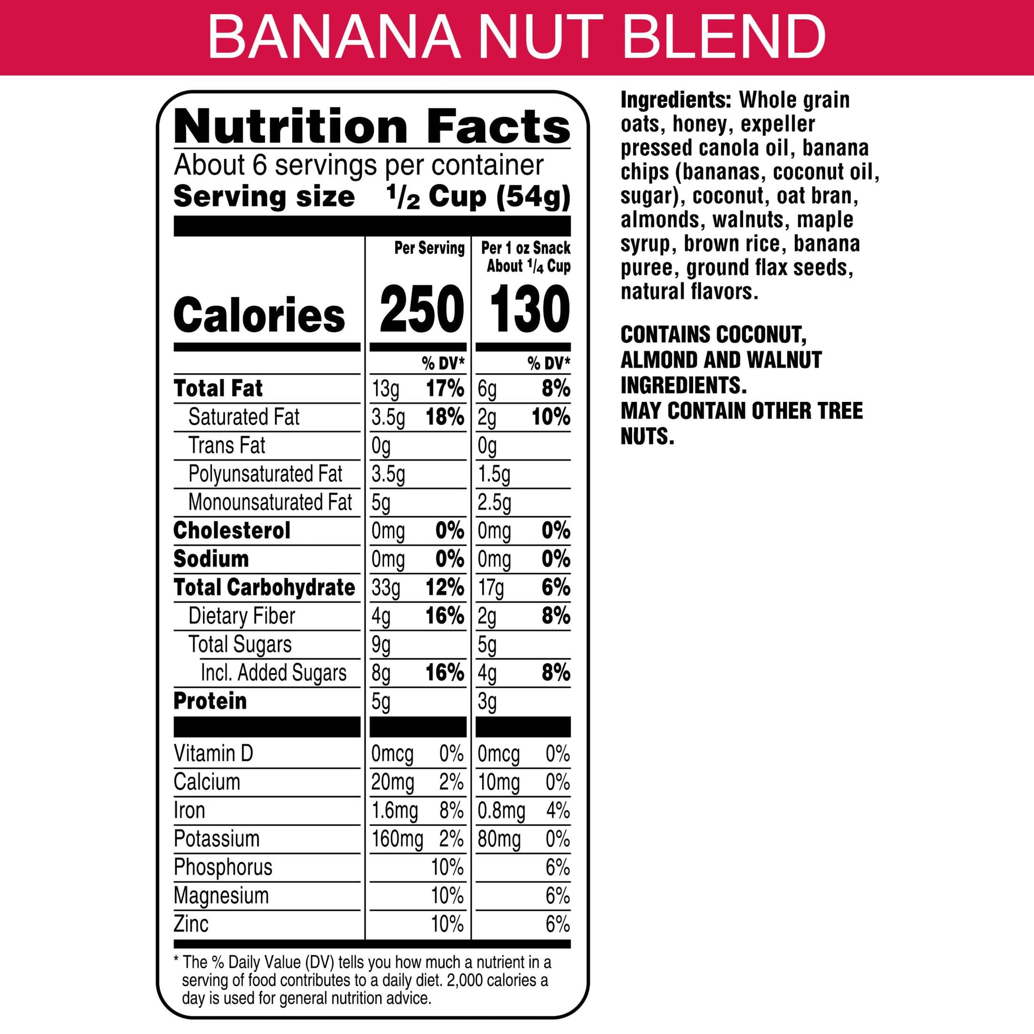 Bear Naked, All Natural Granola, Banana Nut, 12 oz