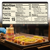 Spicy Hot Dog and Sausage Relish - Slawsa Gourmet Cabbage Topping with Real Ingredients | 17.8 oz | Gluten-Free, Vegan, All-Natural