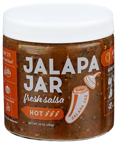 Jalapa Jar Austin Blend Hot Salsa, 16 OZ