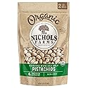 Nichols Farms California Pistachios Roasted Salted, Organic With Sea Salt, 32-Ounce Bag