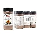 Badia Black Garlic Seasoning, 6 Oz (Pack of 6) - Rich, Savory & Umami Flavor for Meat, Seafood and Vegetables