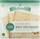Yehuda Gluten Free High Fiber Matzo Style Squares, 10.5 Ounce