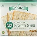 Yehuda Gluten Free High Fiber Matzo Style Squares, 10.5 Ounce