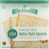 Yehuda Gluten Free High Fiber Matzo Style Squares, 10.5 Ounce