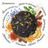 The Grindstone, Robust & Strong Black Tea, Wake Up Call, Single Origin loose Tea, GMO Free, 56g Kilner Jar, Pack of 2