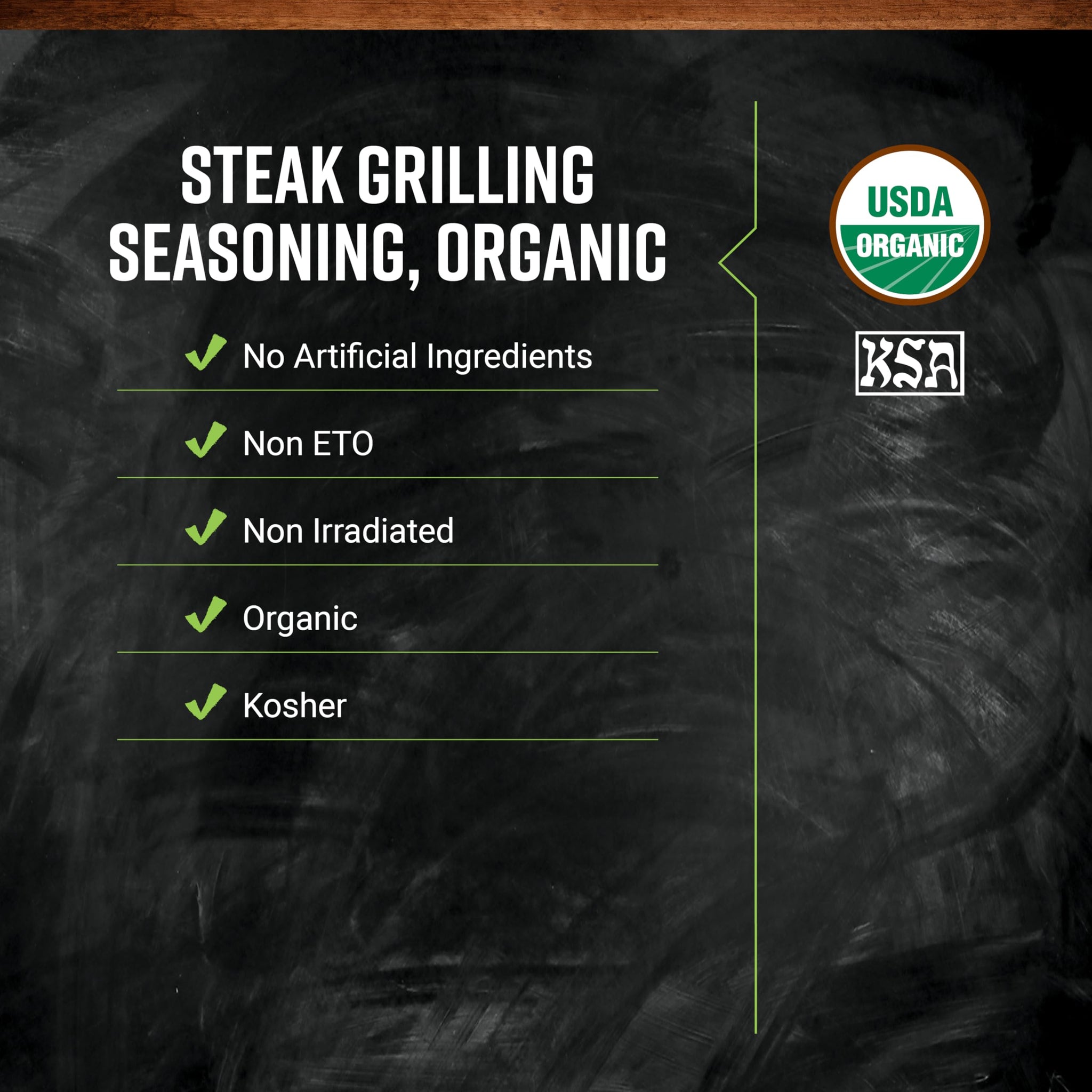 Frontier Co-op Organic Steak Seasoning, 1-pound Bulk Bag, Savory Blend of Spices for Grilling