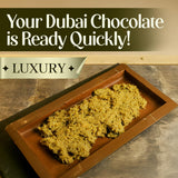 Dubai Chocolate Bar Filling 2.2 lb Bulk Pistachio Cream with Crispy Kataifi