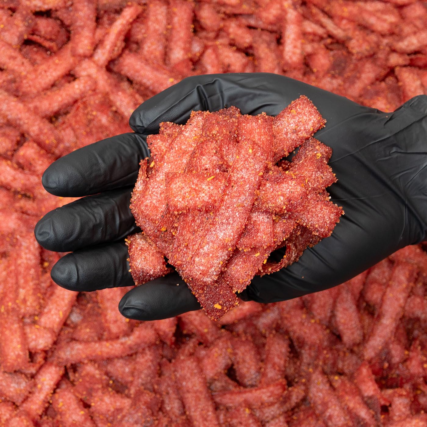 Goso Gummies Sour Strawberry Chamoy Strips - 4oz Bag | Tangy Candy With Real Chamoy Flavor | Sour, Spicy, Sweet | TikTok Viral Candy | Premium Gummy