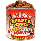ASS KICKIN’ Carolina Reaper Spicy Hot Peanuts - 12oz - Ultimate Spicy Gourmet Gift Peanuts - Try if you dare!