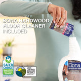Bona Multi-Surface Floor Care Kit - Includes Microfiber Mop, Microfiber Cleaning Pad, Hardwood Floor Cleaning Solution, and Multi-Surface Floor