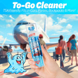 Gunk Getter - Travel Spray Bottle With Microfiber Cap - Glass Cleaner (2 Pack)