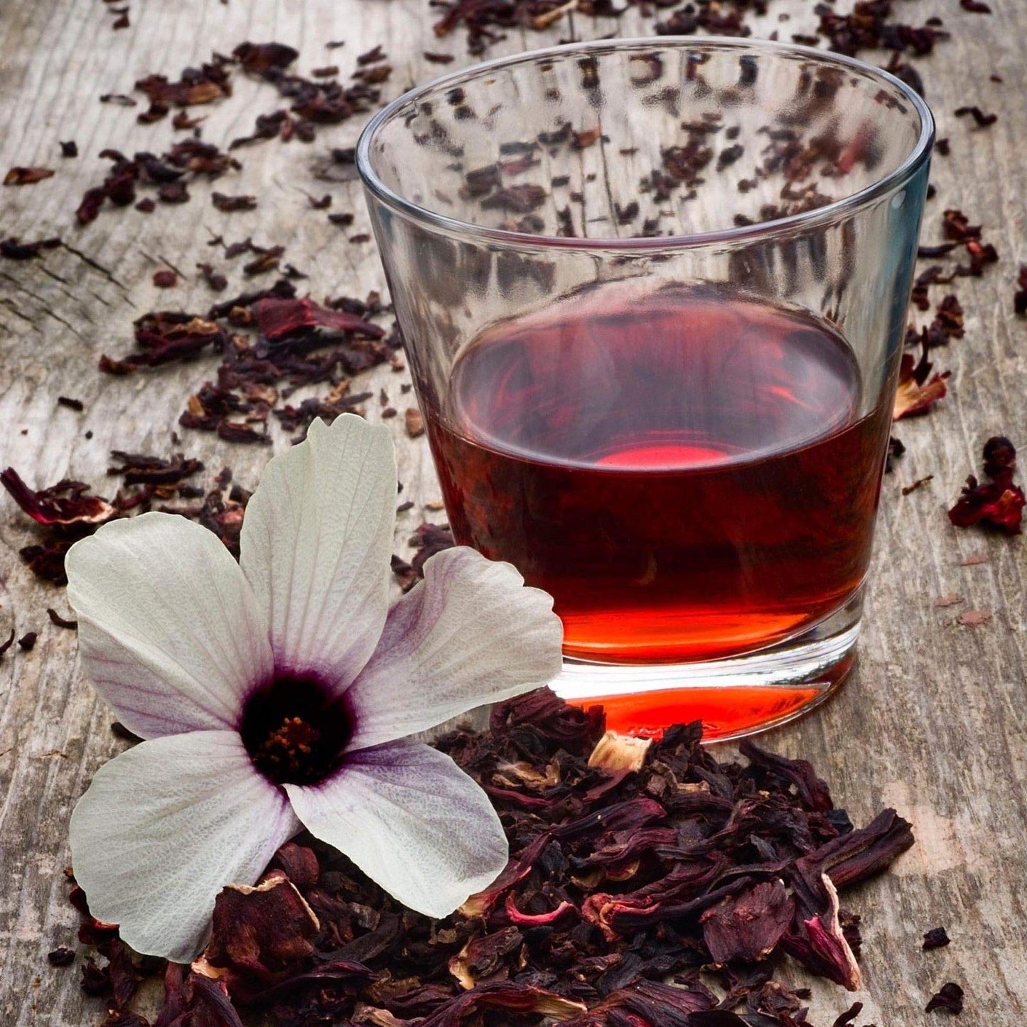 Hibiscus Tea Bags 3-Pack (90 Tea Bags Total) Caffeine-Free Hibiscus Sabdariffa Flowers Bursting With All-Natural Vitamins & Minerals in Pouch by