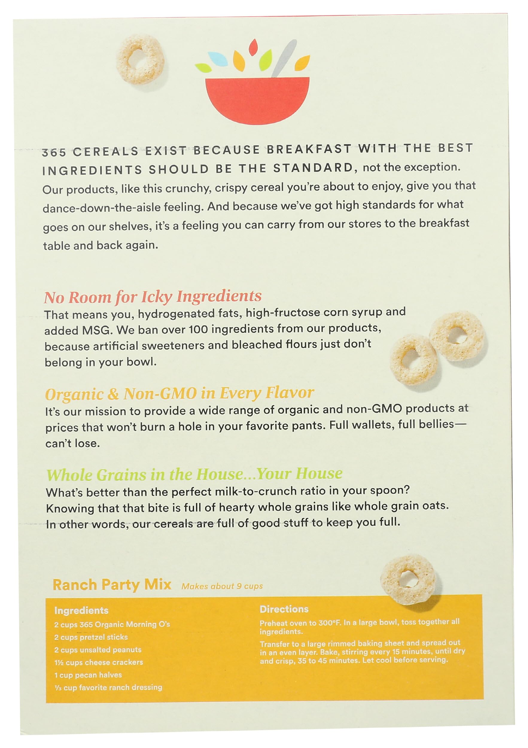 365 by Whole Foods Market, Organic Morning Os Cereal, 14 Ounce