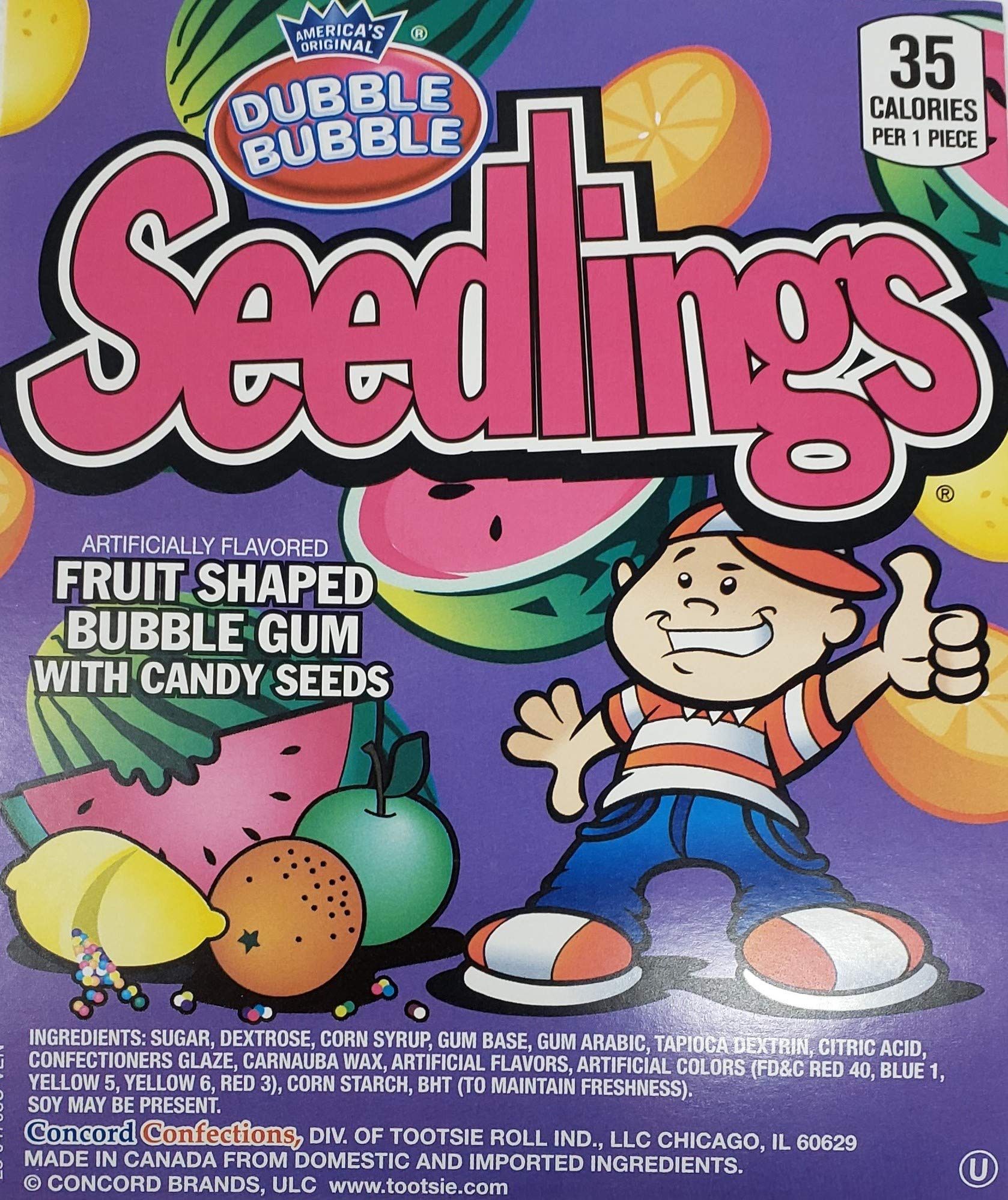 Candy Retailer Seedling Filled Gumballs 1 Lb