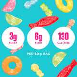 SmartSweets Variety Pack, Gluten Free Gummies, Plant Based Snacks for Adults & Kids, Chewy Candy, Low Sugar, Includes Sweet Fish, Sourmelon Bites