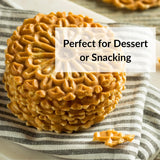 DeLallo Anise Pizzelle Cookies, (2-Pack) Anise Cookies with Light Waffle Texture, Sweet Licorice Flavor, Authentic Italian Baked Cookies, Non-GMO