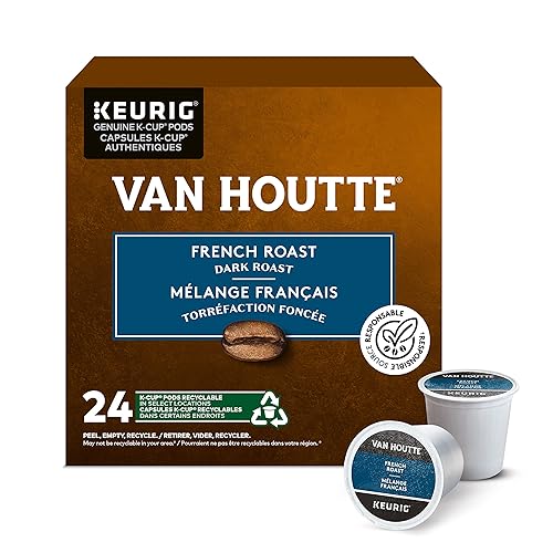 Van Houtte French Roast Coffee, K-Cup Portion Pack for Keurig Brewers (24 Count)