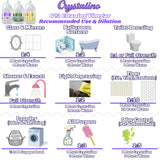 Crystalino Lavender Essential Oil Cleaning Vinegar for Home (1 Gallon) 6% Non-Toxic Distilled White, Vinegar for Cleaning Purpose, Vinagre Blanco