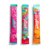 Alani_Nu Energy Drink Mix Variety Pack + QueBuy Reusable Straw (30 Count. Value Pack) - 200mg Caffeine - 0g Sugar - Orange Kiss, Cherry Slush & Pink