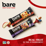 Bare Fruit & Nut Bars, Apple, Cranberry & Almond and Apple, Berries & Cherry Variety Pack (Pack of 2)
