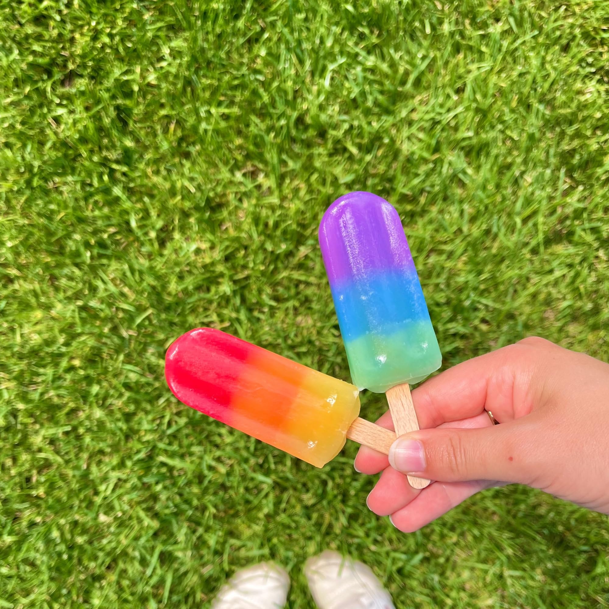 JonnyPops No Sugar Added Organic Color Burst Minis Frozen Pops 10ct