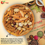 NY SPICE SHOP Cajun Hot Mix - 1 lbs. (Pound) Hot Cajun Snack Mix - Crunchy Spicy Snack Mix - Hot Cajun Snacks Spicy Mix - Sweet & Salty Nutty Crunchy