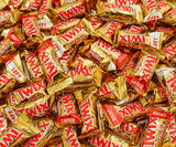 Twix Minis Caramel Candy Bars 2 lb - Anti Melt Pack, Bulk Resealable Bag, Individually Wrapped (82 Pieces), Convenient Snack-Size Format