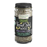 Frontier Co-op Organic Whole Fennel Seed, 1.27 oz - Sweet Turkish Fennel for Seasoning Soups, Fish, Salads, Veggies, Candied Desserts