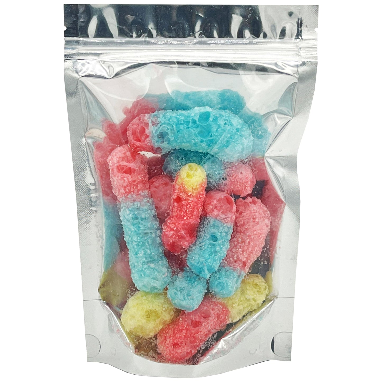 Freeze Dried Candy Sour Gummy Worms Variety Pack - Crunchy Candy Snack - Space Theme Party Favor Gift Idea,1oz