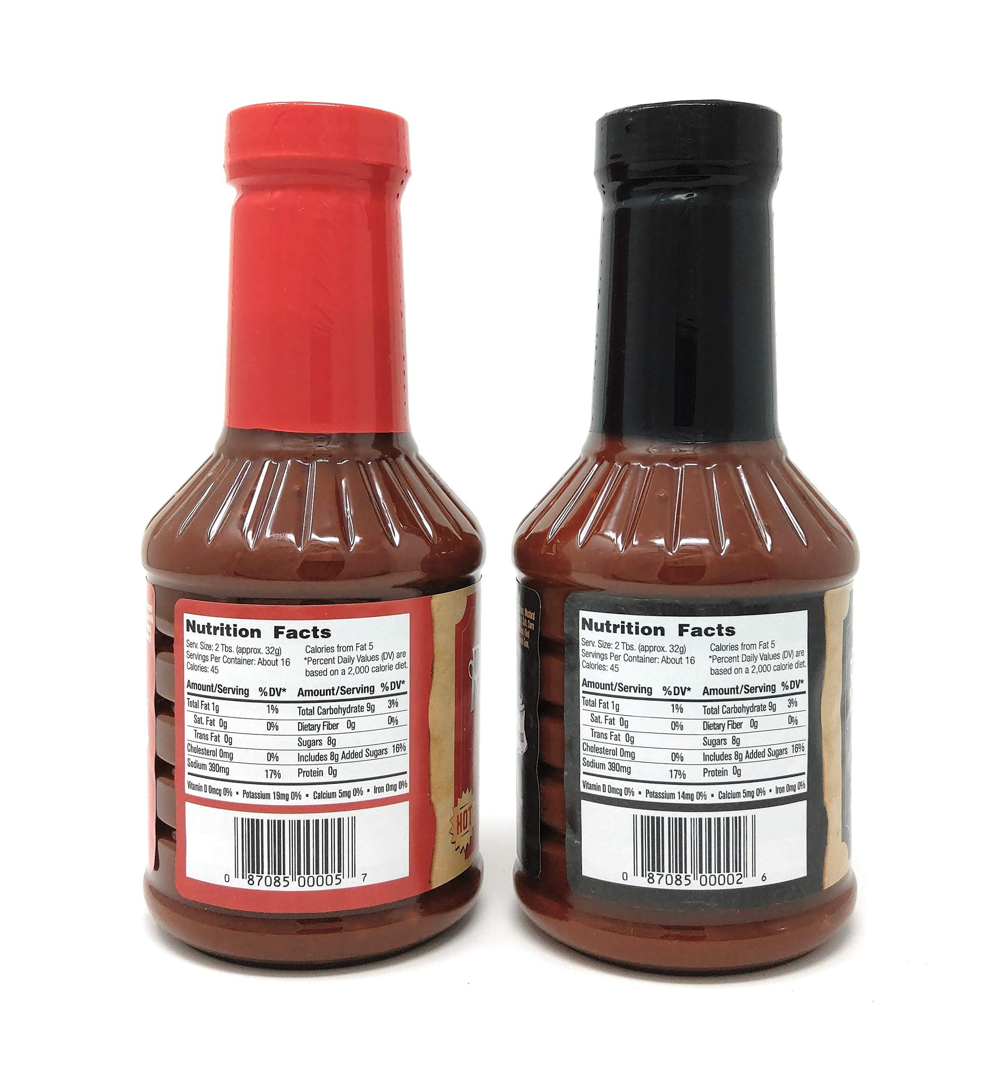 Charlie Vergos Rendezvous - Original and Hot BBQ Sauce Combo Pack (1lb 2oz (510g) Each)