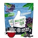 FlavCity Immunity Tea Powder - Vitamin C, Zinc, & Elderberry Herbal Tea for Immune Support - Non GMO & Sugar Free (30 Servings)