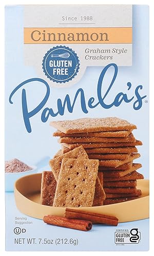 Pamela's Products Grahams Style Crackers Cinnamon, 7.5 Ounce
