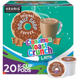 The Original Donut Shop Cinnamon Toast Crunch One-Step Latte, Keurig Single Serve K-Cup Pods, 20 Count