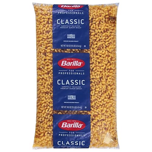 Barilla Cellentani Pasta, 160 oz. Bag - Non-GMO, Made with Durum Wheat Semolina - Kosher Certified