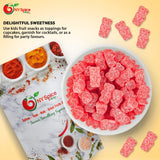 NY Spice Shop Cinnamon Bears Candy - 1 Pound Hot and Spicy Cinnamon Bears Gummy - Chewy Candy Gummies Snacking, Gifting & Party Favors - Old Fashioned