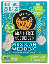SIETE FAMILY FOODS Mini Mexican Wedding Cookies Multipack, 0.67 OZ