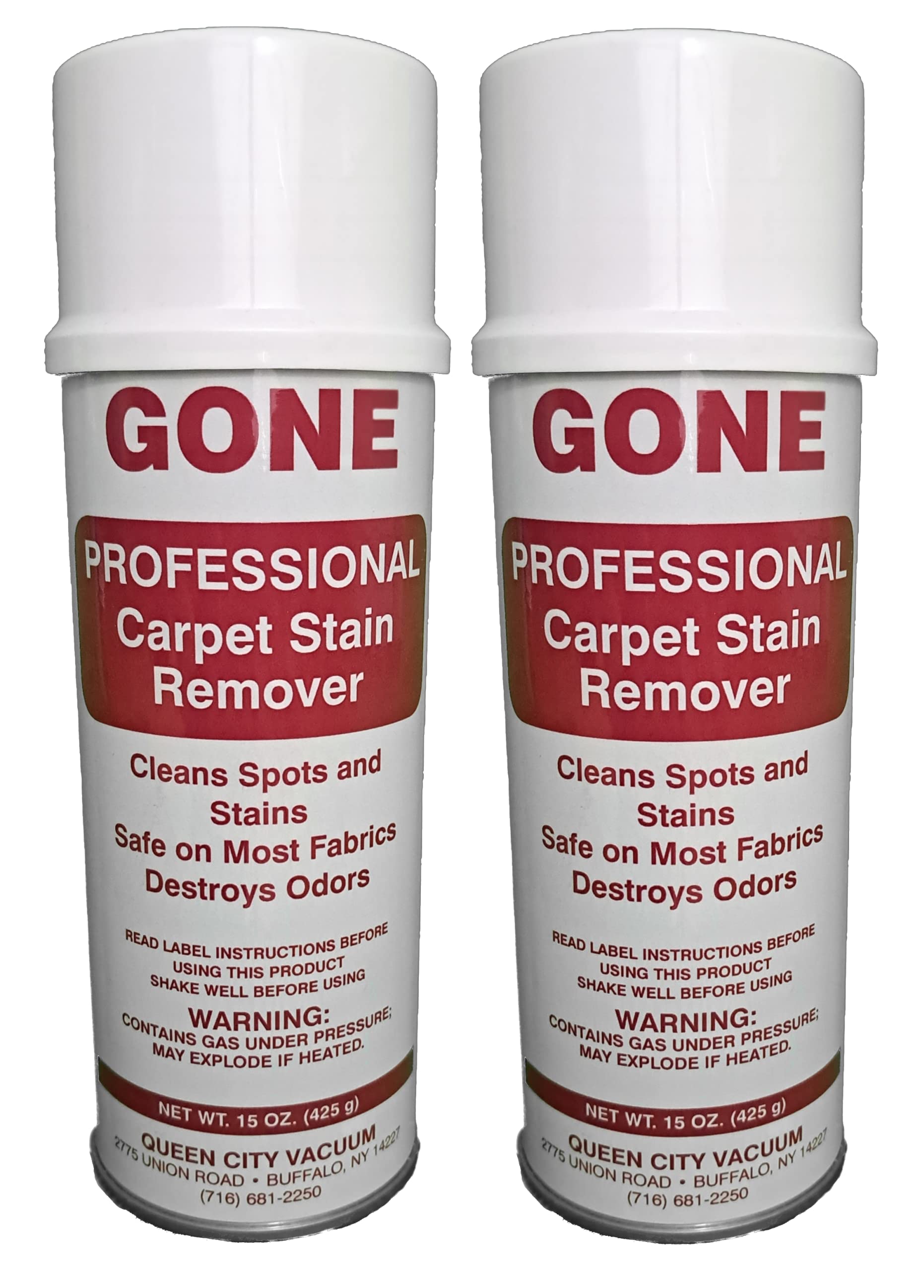 Supervacuums GONE Professional Carpet Stain Remover (2-Pack)
