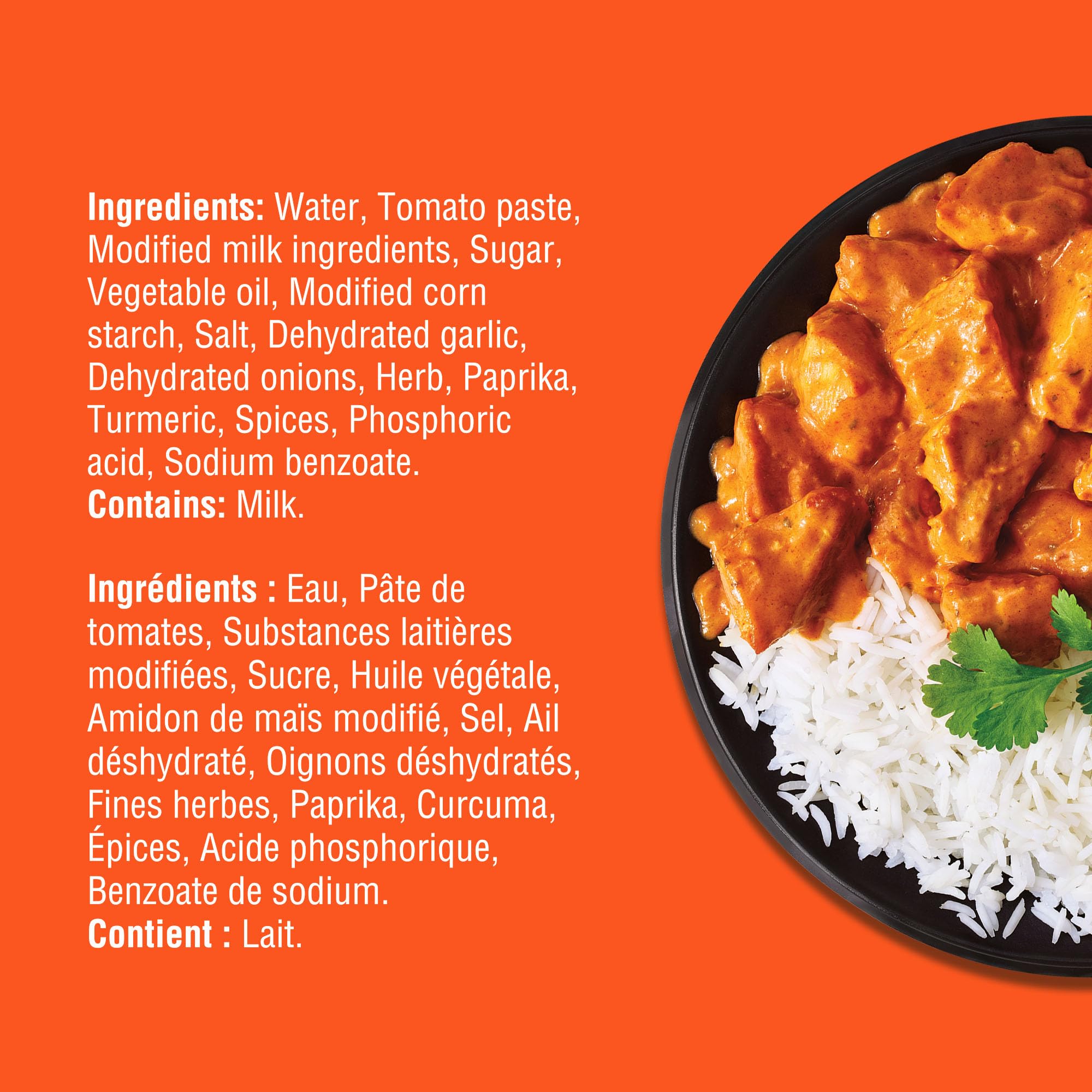 VH Butter Chicken Cooking Sauce (12 Count), 341ml/11.5oz, Jars {Imported from Canada}