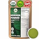 U.S. Wellness Naturals Moringa Powder 1LB (16Oz) 100% Certified Organic| 100% Pure Moringa Leaf NO Stems| - Raw from India | Smoothies | Drinks | Tea