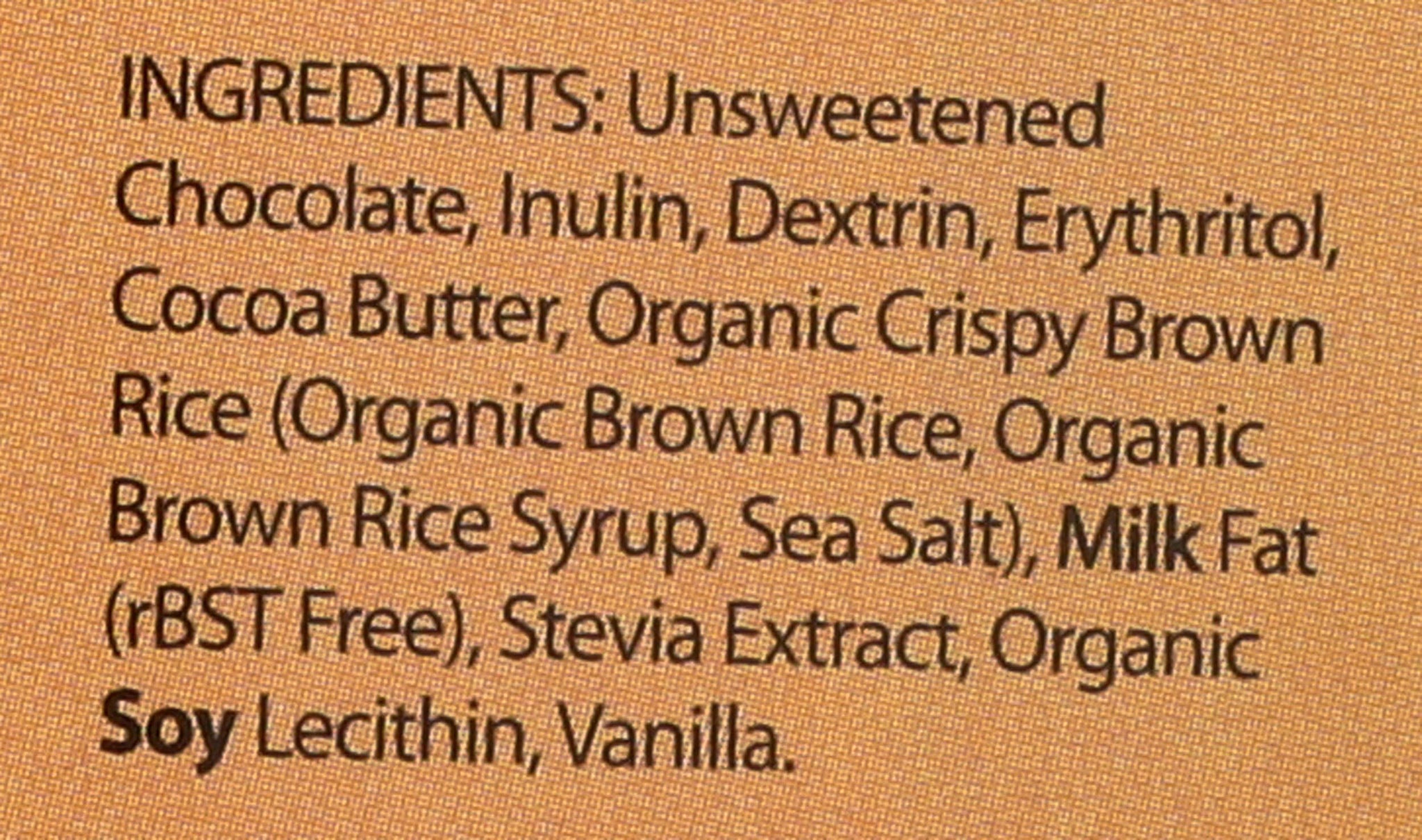 Lily's Crispy Rice Dark Chocolate (12x3 OZ)
