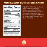 Butterflies Gummy Candy | 1-Pound Pack | Assorted Fruit Flavors