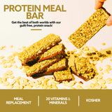 WonderSlim Meal Replacement Protein Bar, Peanut, 15g Protein, 20 Vitamins & Minerals, Gluten Free (7ct)