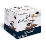 Boston’s Best - Italian Roast, Deliciously Bold Dark Roast Gourmet Coffee Compatible with Keurig Coffee Maker, 1 Count (42 Single Serve Cups)