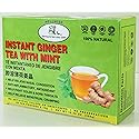 GT Instant Ginger Tea With Mint, 10.58 Ounce Box (20 Tea Pouches)