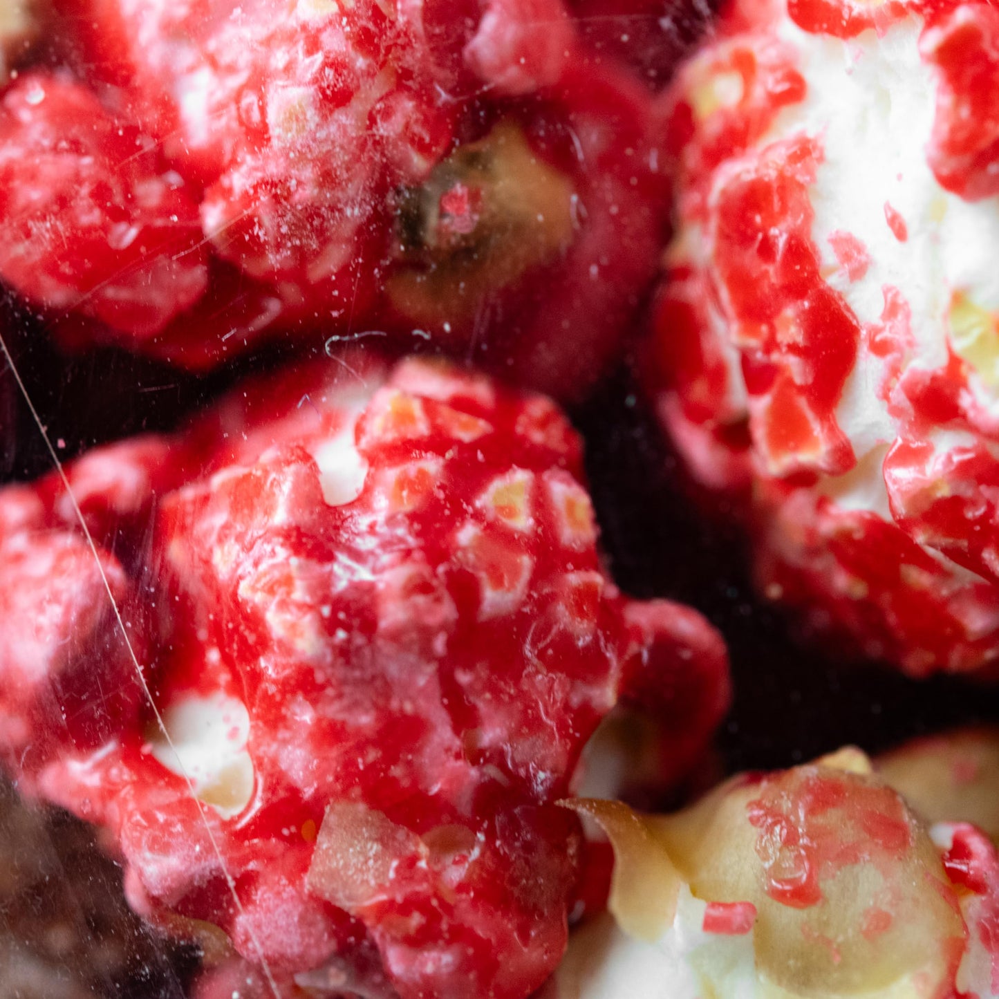 Sweet Candied Cherry Coated Popcorn | Chocolate Chip Finish | Pack of 3 | Made in Gibbon, NE | HR Poppin' Snacks