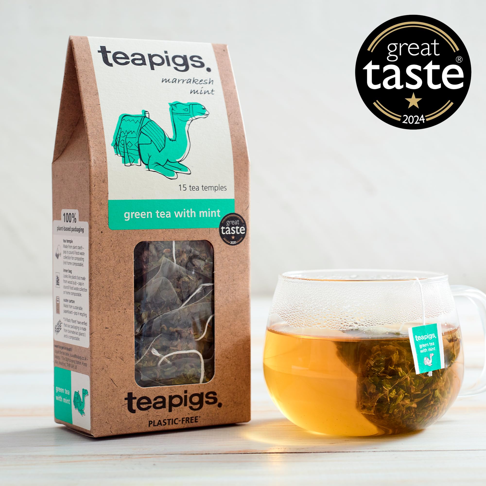 Teapigs Green Tea with Mint 15 Temples
