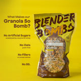 The Bomb Co. Granola, So Bomb SuperSeeds Granola With Almonds, Flax Seed, Hemp Seed, Pumpkin Seed, Coconut, Honey, Vanilla, Sea Salt, Gluten Free